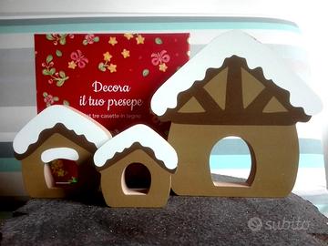 Set casette in legno presepe Thun
