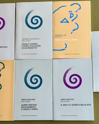 7 Libri collana  La Biblioteca di Repubblica