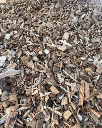 Cippato per pacciamatura naturale