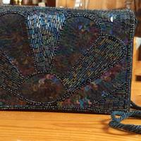 Borsa/pochette con pailettes vintage