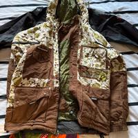 Giacca pantaloni attacchi scarponi snowbord