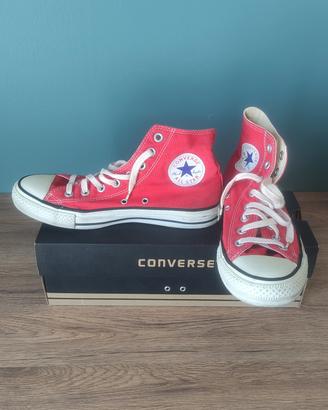  Converse Alte Rosse - Taglia 39.5 EU