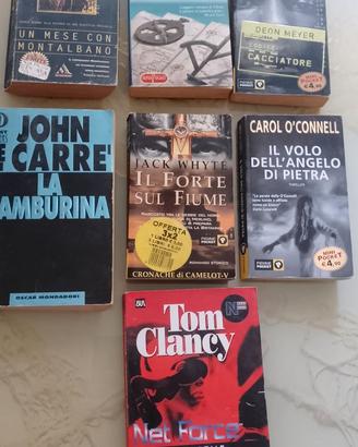 7 gialli Le carrè, Camilleri, Clancy e altri