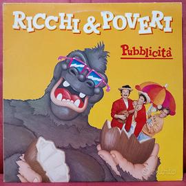 Vinile 33 Giri Ricchi e Poveri Pubblicità