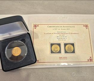 Marengo 20 Lire Oro Vittorio Emanuele II 1861-1878