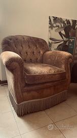 Poltrona Vintage Crapaud anni 50/70