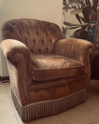 Poltrona Vintage Crapaud anni 50/70