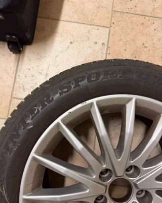 4 CERCHI IN LEGA AUDI + GOMME TERMICHE