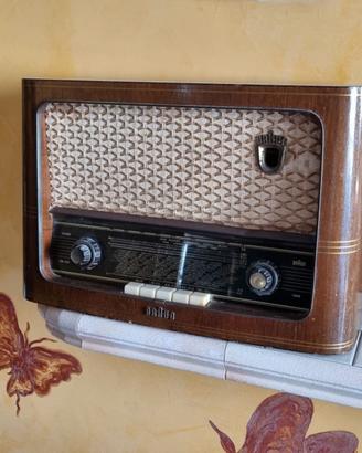 Radio Vintage Anni '50 Braun S44 in Legno Original