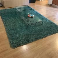 Tappeto "Spaghetti" Turchese