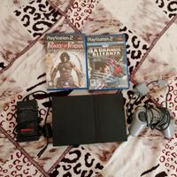 Console PlayStation 2 Slim + 2 Giochi Originali 
