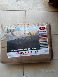 Trapuntino letto piazza e mezzo doubleface