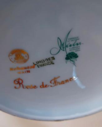 
Vaso Limoges "Rose de France" MARGOT - Blu Cobal