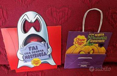 Chupa Chups x 2 Halloween Ghost Trick Or Treat Can