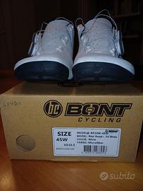 scarpe ciclismo su strada bont riot 24 taglia 45 l