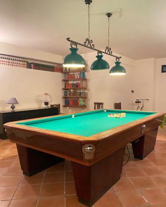 BILIARDO PROFESSIONALE RISCALDATO 6 BUCHE