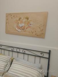 struttura letto in ferro battuto