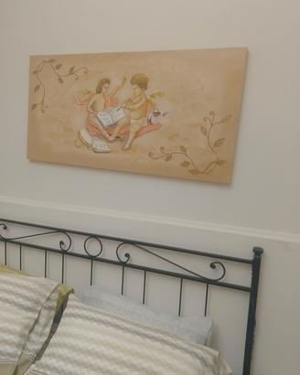 struttura letto in ferro battuto