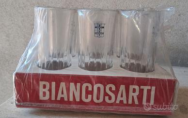 set bicchieri Biancosarti