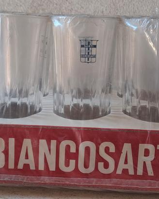 set bicchieri Biancosarti