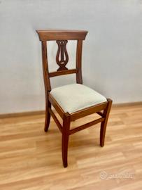 Sedia con schienale lira