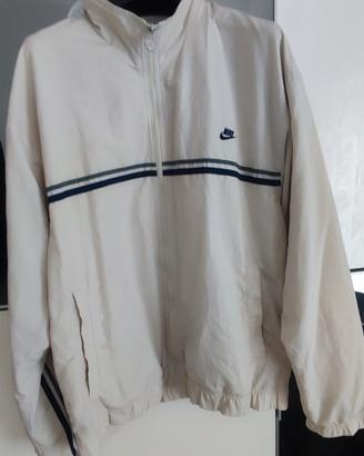 Giacca Nike con zip beige tg.XL