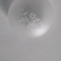 plafoniera decorata vintage