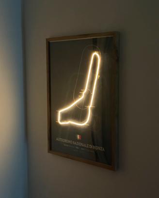 Quadro luminoso 50x70 Circuito di monza