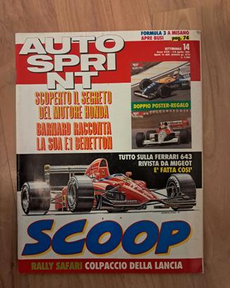 Autosprint 1991 -Ferrari 643  Benetton B191 Newey