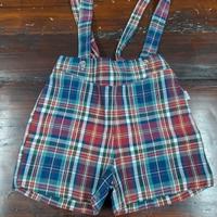 Pantaloncini con bretelle bimba 24 mesi 