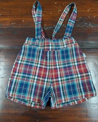 Pantaloncini con bretelle bimba 24 mesi 