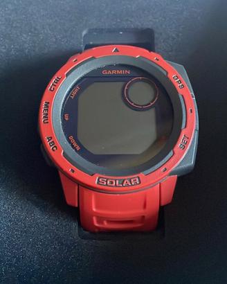 Smartwatch Garmin Instinct Solar Rosso 45mm