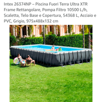 Piscina fuori terra Intex 10mx5m
