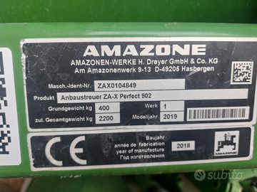 Spandiconcime amazzone za, x 902 perfect