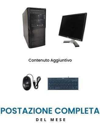 Postazione completa pc /monitor/tastiera/mouse
