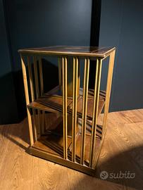 Libreria girevole in legno