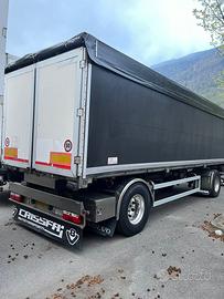 Rimorchio Bartoletti ribaltabile 8,20 mt 2 assi