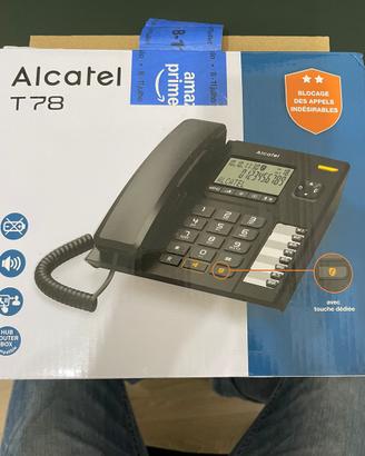 telefono fisso da tavolo a filo Alcatel T78