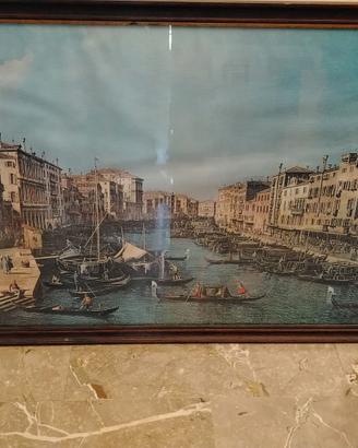 Quadro Vintage Veduta di Venezia