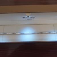 Bracciale tennis oro bianco e diamanti uomo