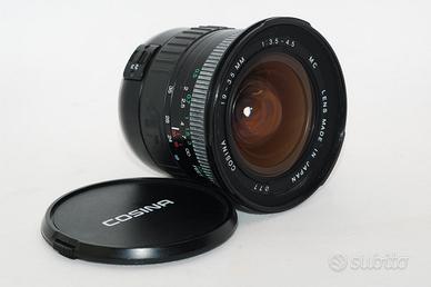 Obiettivo canon eos ef cosina 19-35mm af f3.5 4.5