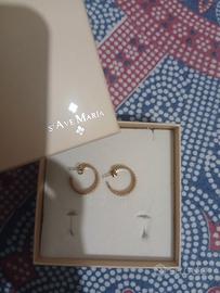 orecchini in filigrana placcati oro argento 925 