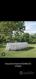 PISCINA INTEX PRISMA FRAME 610x305x122