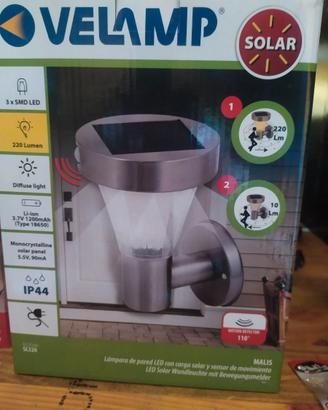 VELAMP SL320 Applique LED a Energia Solare