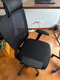 Sedia da ufficio ergonomica