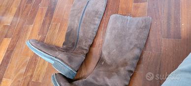 stivali donna scamosciato marrone nr 36