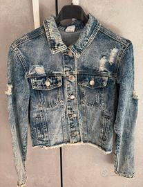 Giacca jeans ,  giacca in denim con bottoni