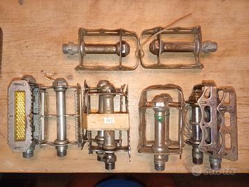 Pedali acciaio bici corsa epoca vintage eroica 