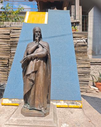 Scultura bronzo Dante 
