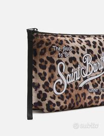 pochette leopardata MC2 Saint Barth nuova 